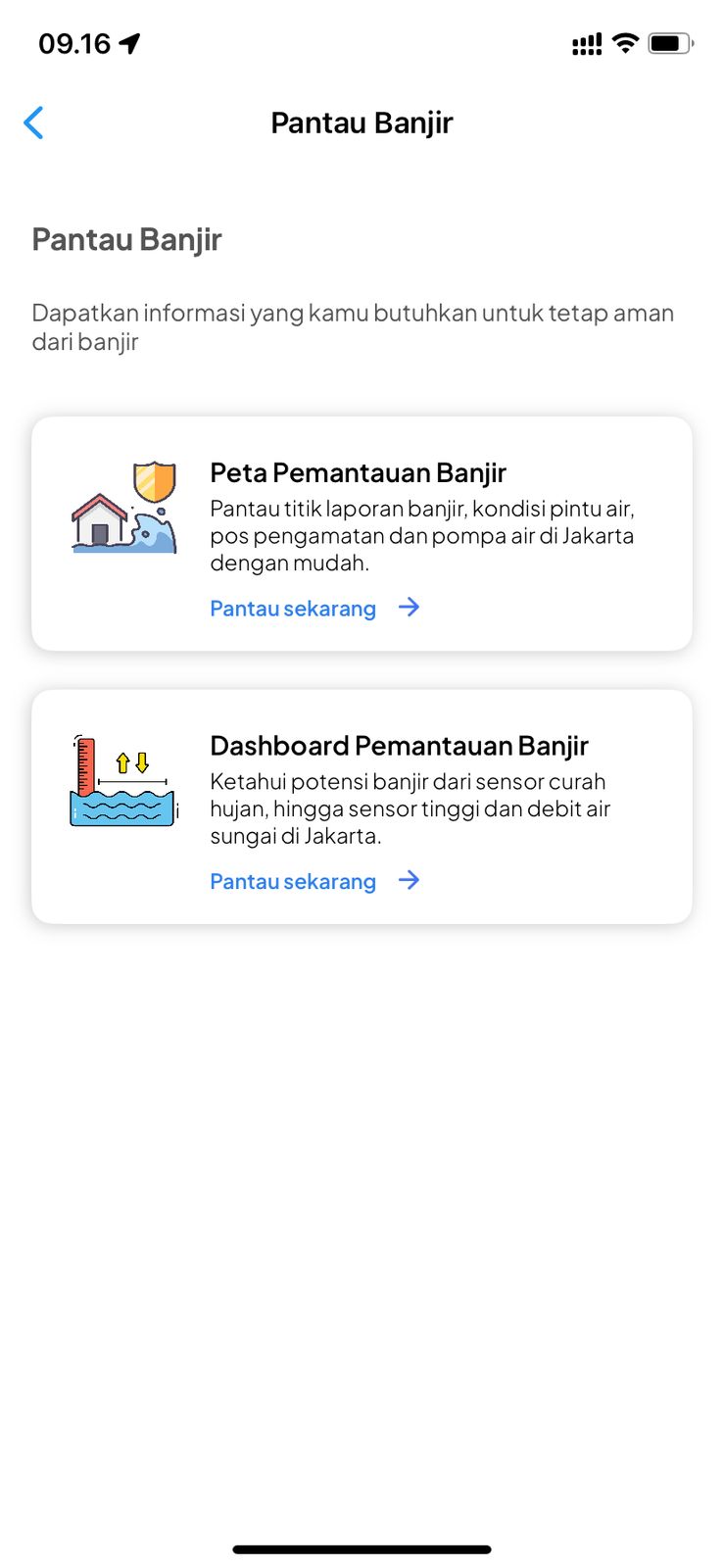 Fitur Pantau Banjir di JAKI