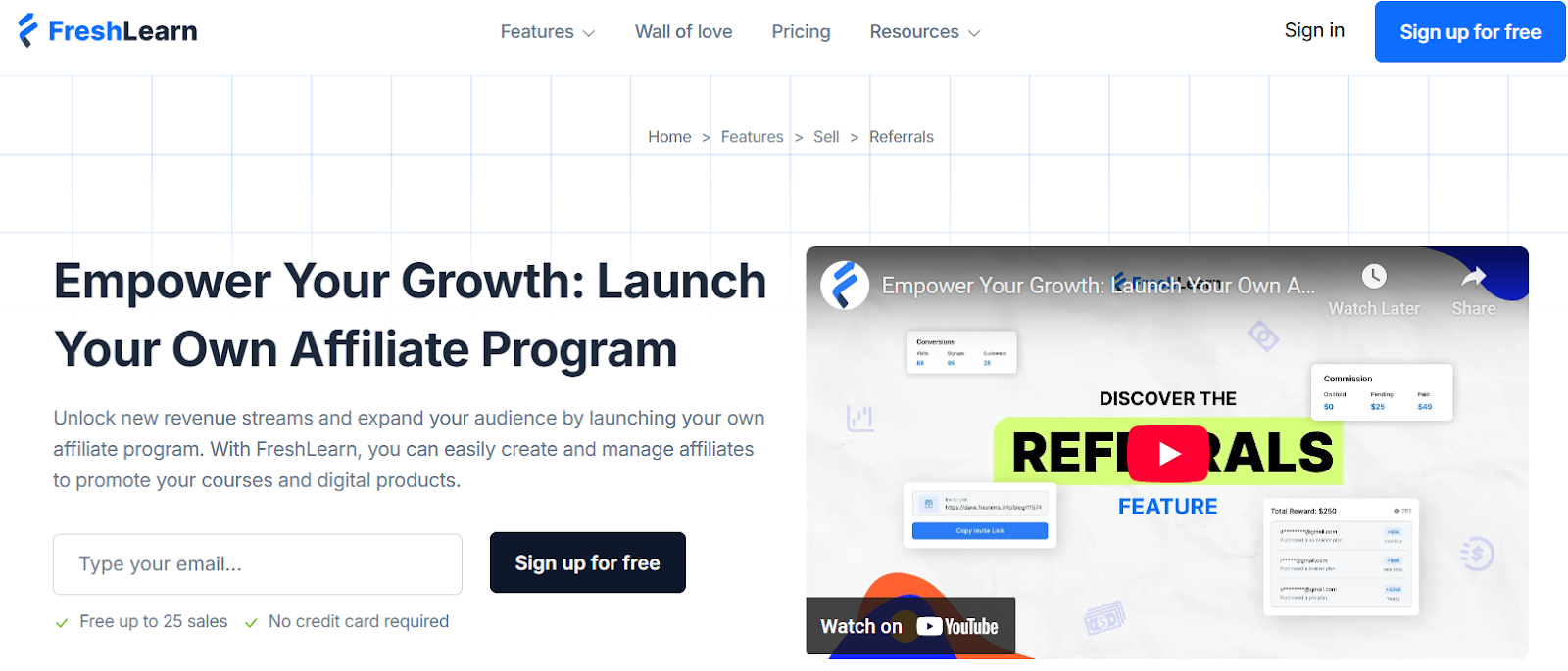 Launch your own affiliated programme