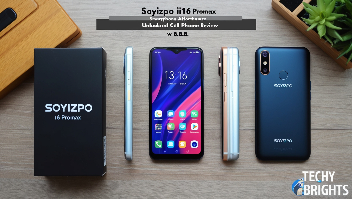 Soyizpo i16 Promax Smartphone Unlocked Cell Phone Review W B.B.B.