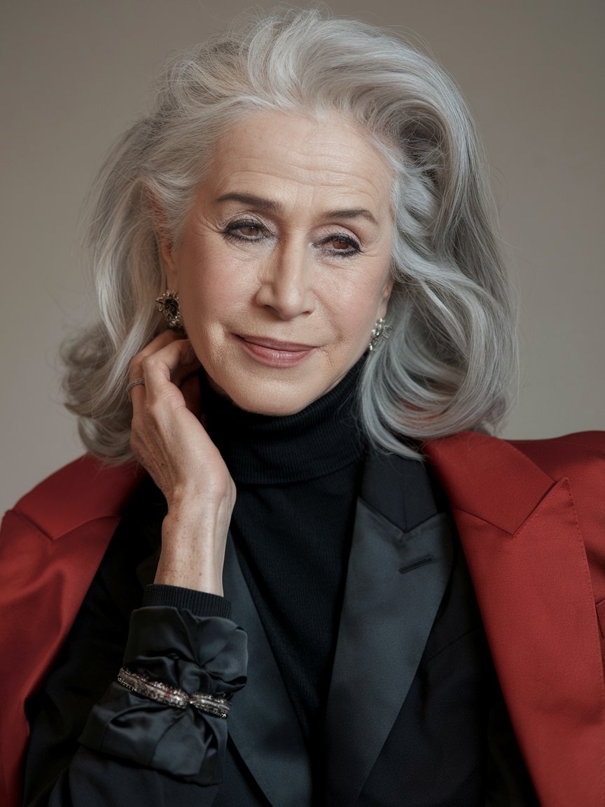 65. Helen Mirren: Silver Chic