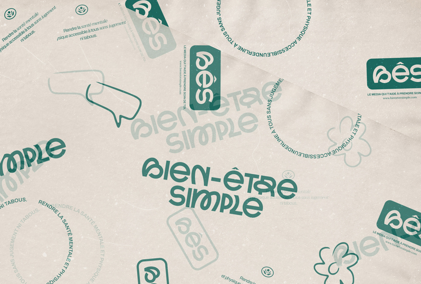 Image from the Bien-Être Simple’s Vibrant Branding and Web Design by Impulso article on Abduzeedo