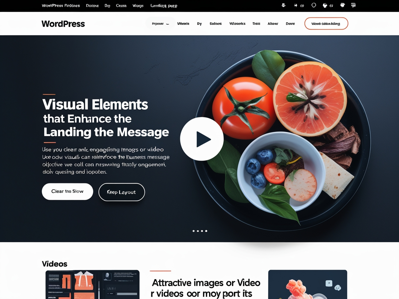 Visual Elements in High Converting Landing pages