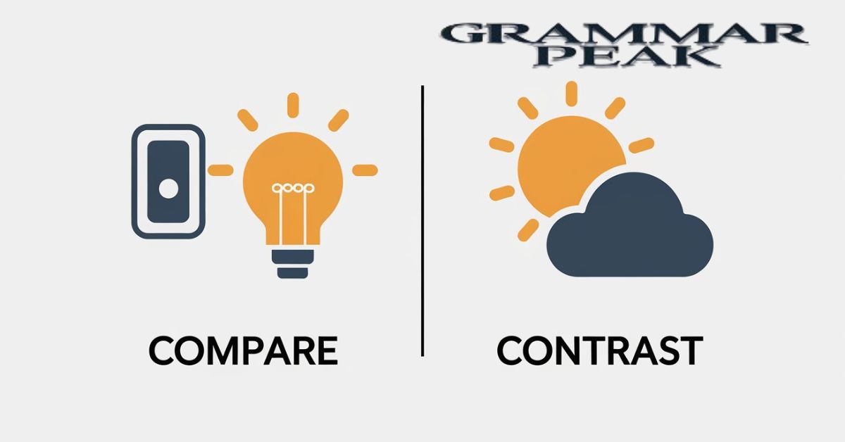 “Compare” vs “Contrast”: The Differences