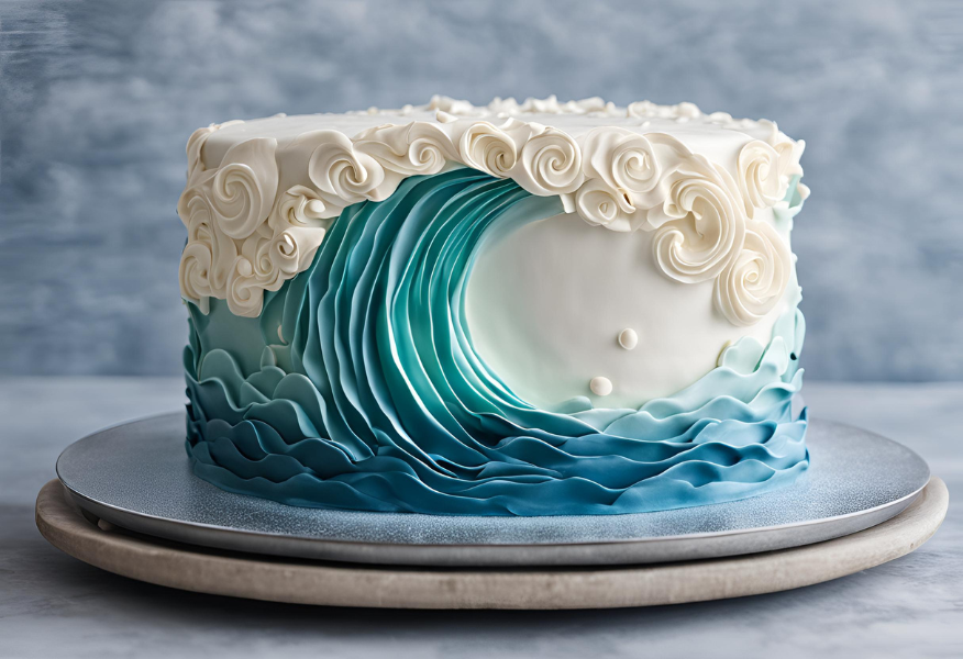 4. Ocean Wave Cake