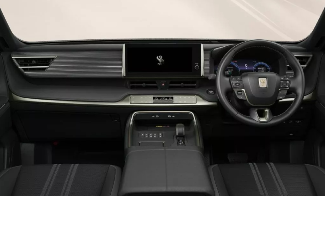 The 2025 Toyota Century offers multi-level smart tinted windows for enhanced privacy, combined with luxurious design focused on rear passenger comfort & luxury
