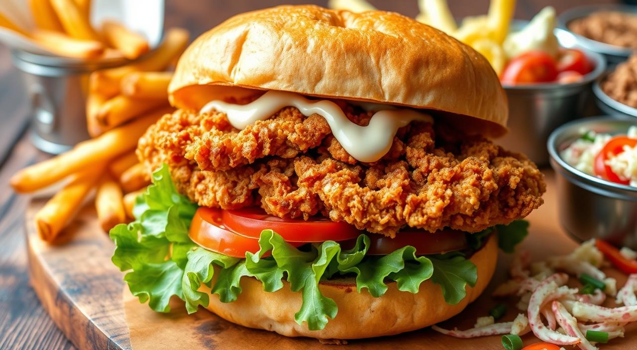 fried chicken sandwich