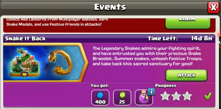 Clash of Clans: How to Get 3 Stars Easily in the “Snake It Back” Challenge