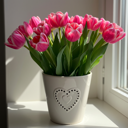 Pretty in Pink Tulip Arrangements