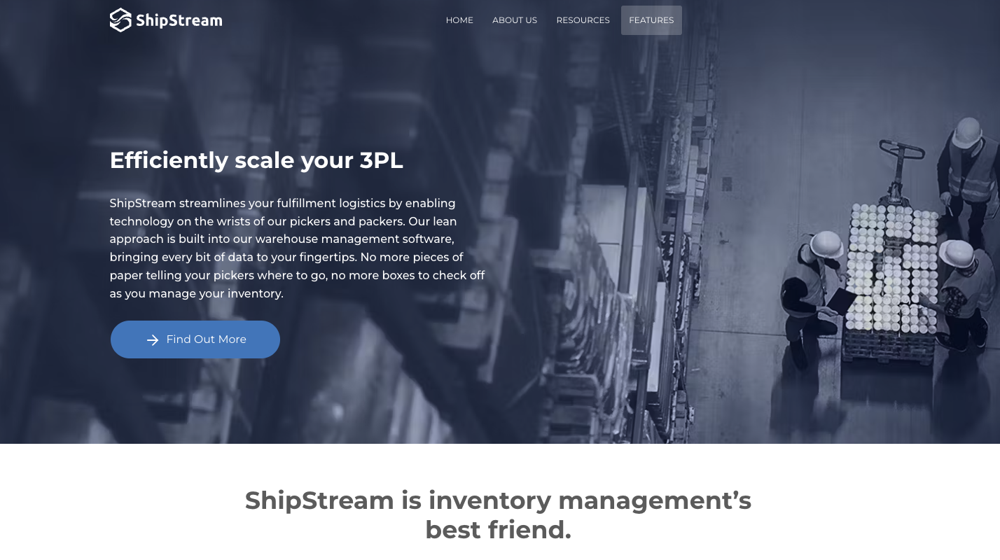 ShipStream homepage