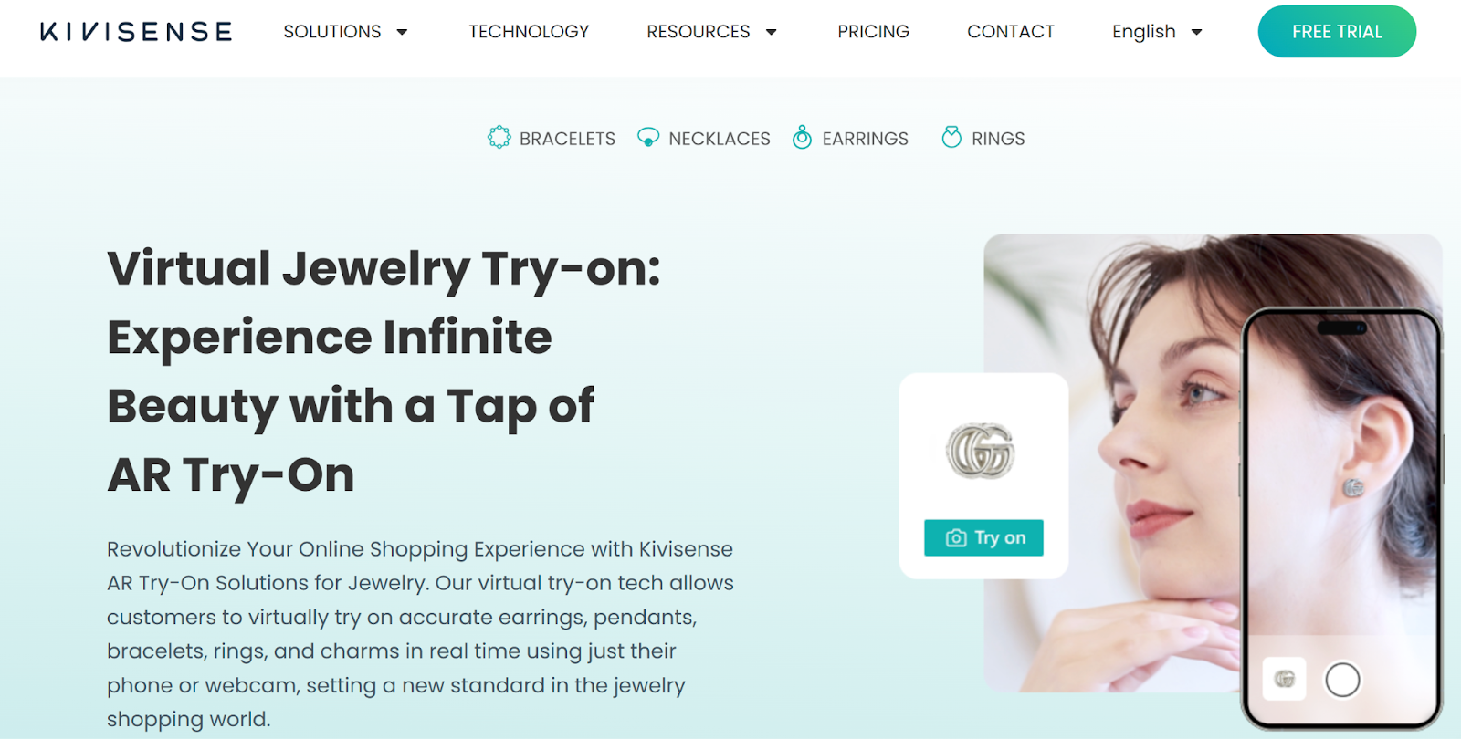 AR Jewelry Try-On App development