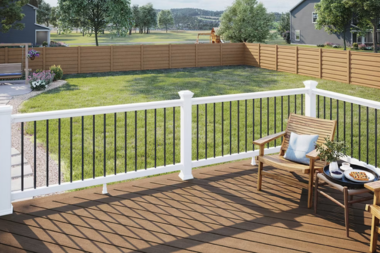 michigan deck design trends to expect in 2025 composite decking with railing in backyard custom built okemos