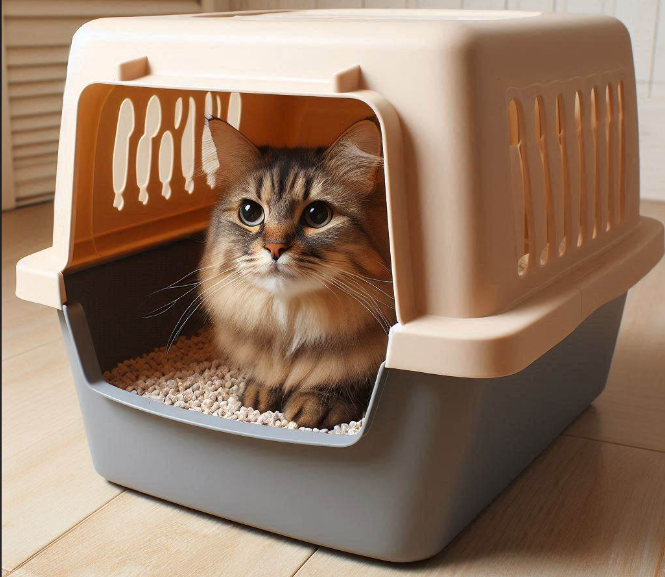 covered Litter box