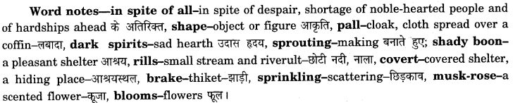 NCERT Solutions for Class 12 English Flamingo Poem 4 A Thing of Beauty 3