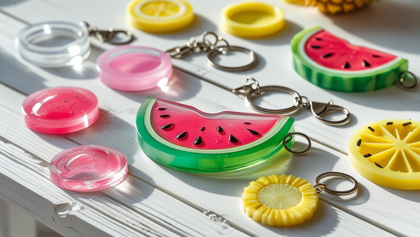 Summer Fruit Keychains