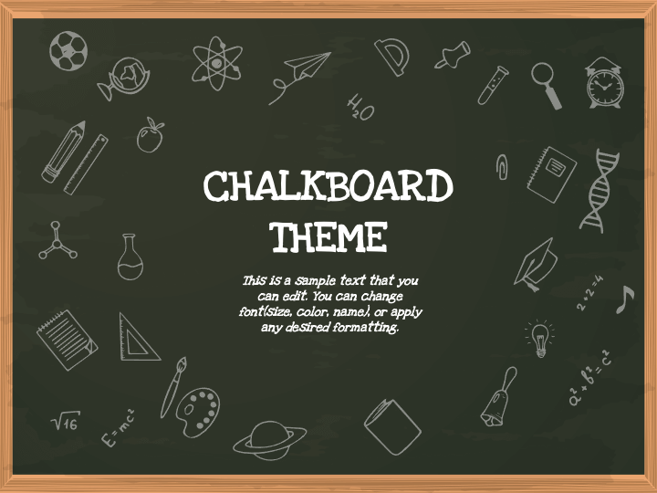 Chalkboard PPT Theme