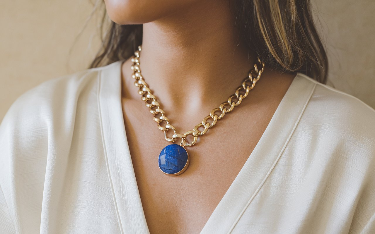 Kendra Scott Marla Necklace Blue