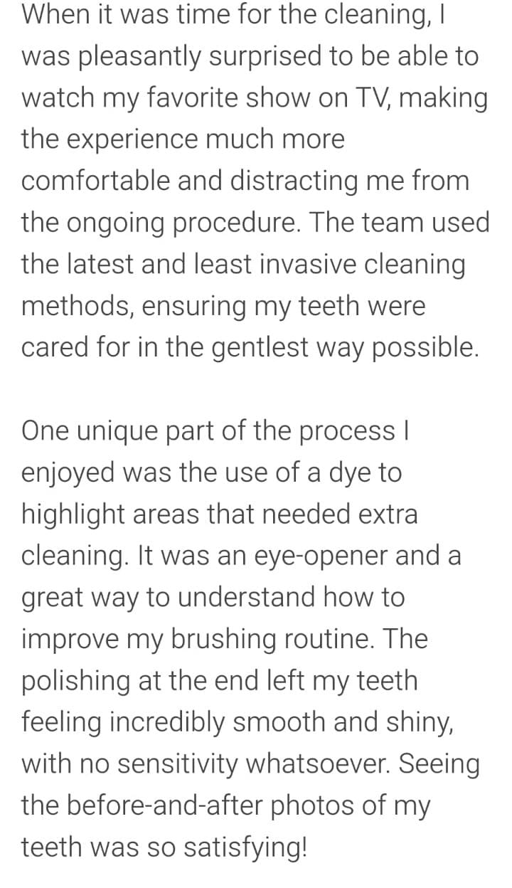 Patient Testimonial