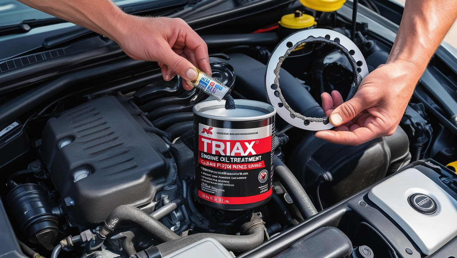 Does Triax Engine Oil Treatment Clean Piston Rings in Engine
