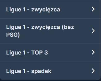 Ligue 1 zakłady długoterminowe