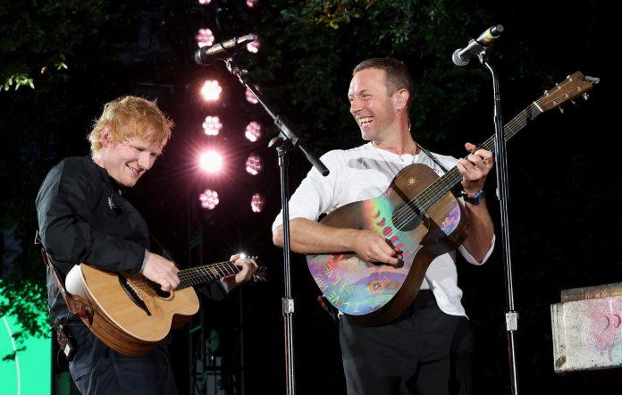 Ed Sheeran, Coldplay's Chris Martin play surprise set at Global Citizen