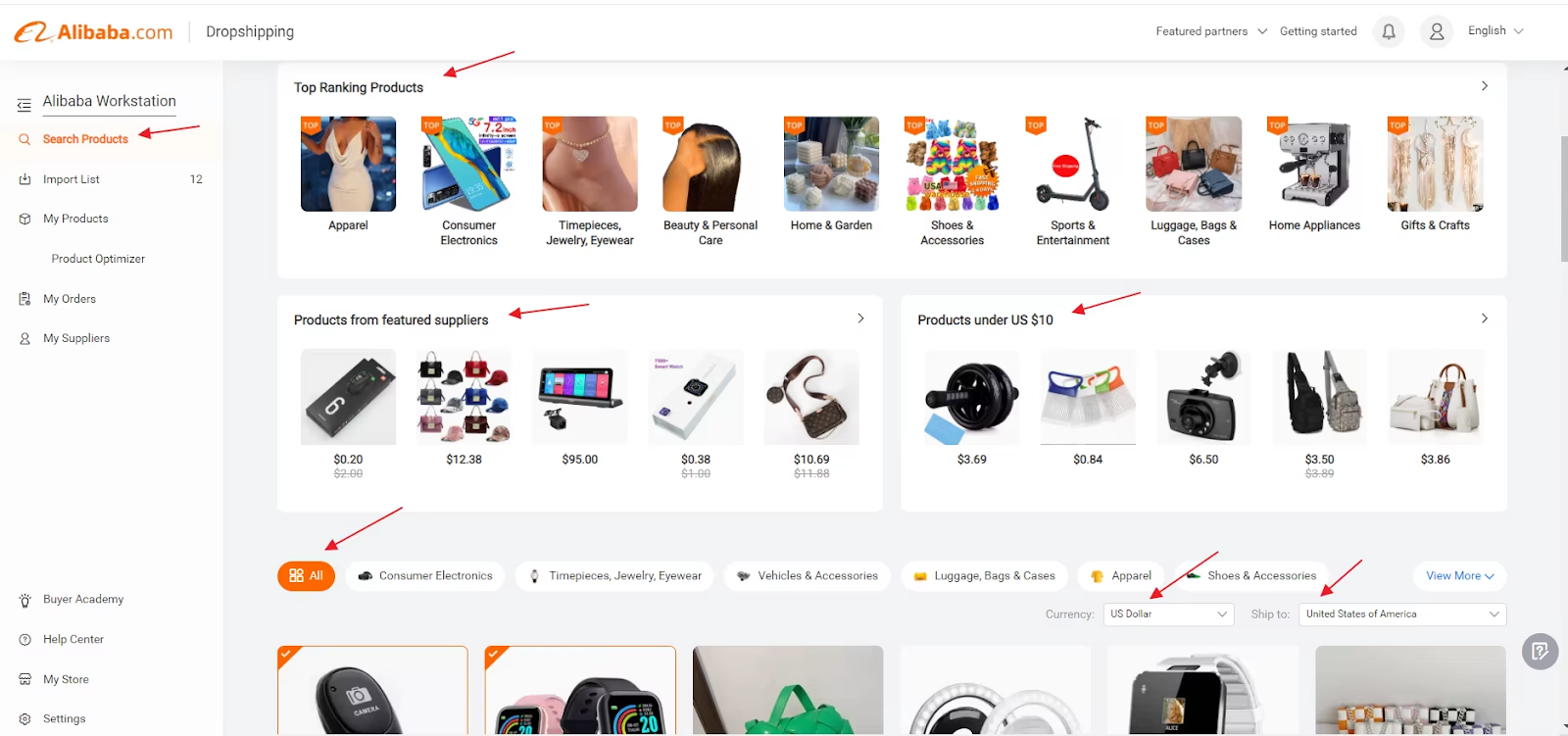 Alibaba Suppliers for Dropshipping