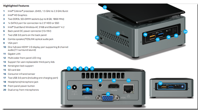 intel NUC server