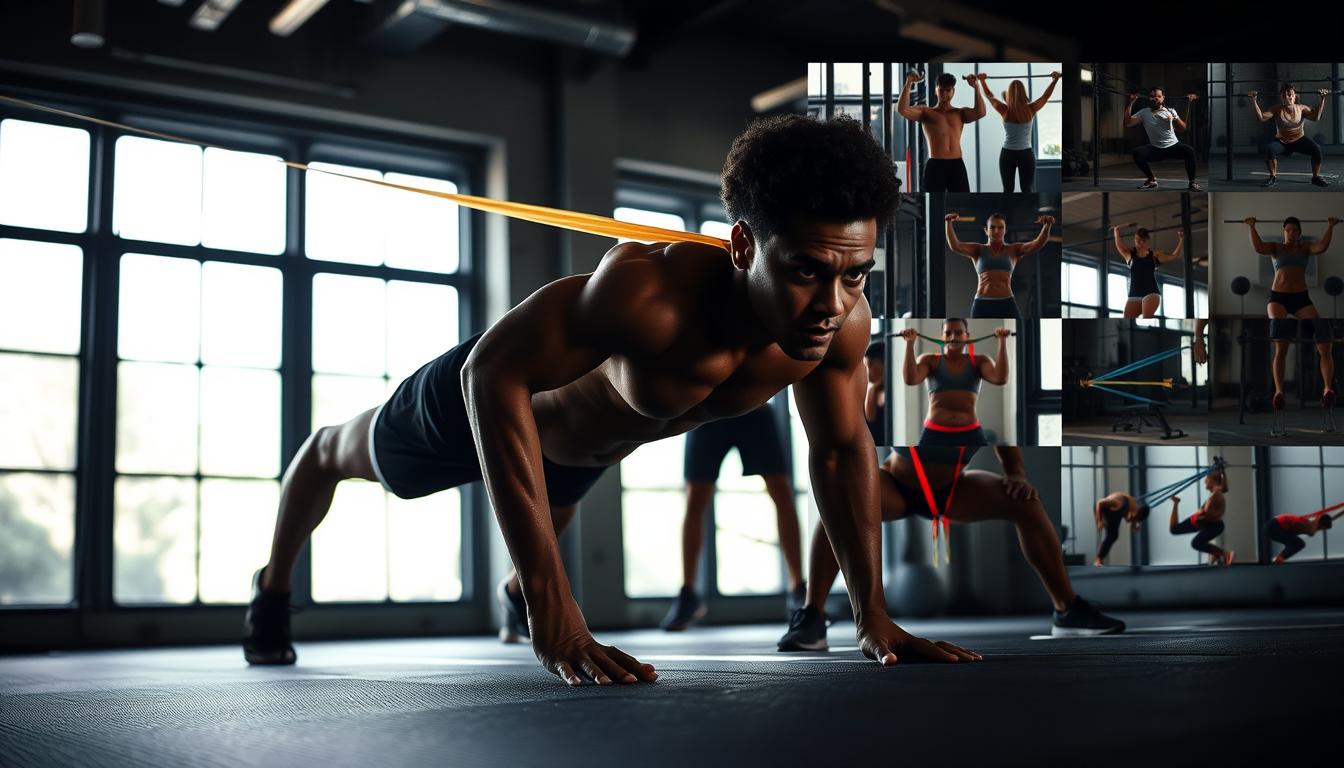 bodyweight exercises with resistance bands