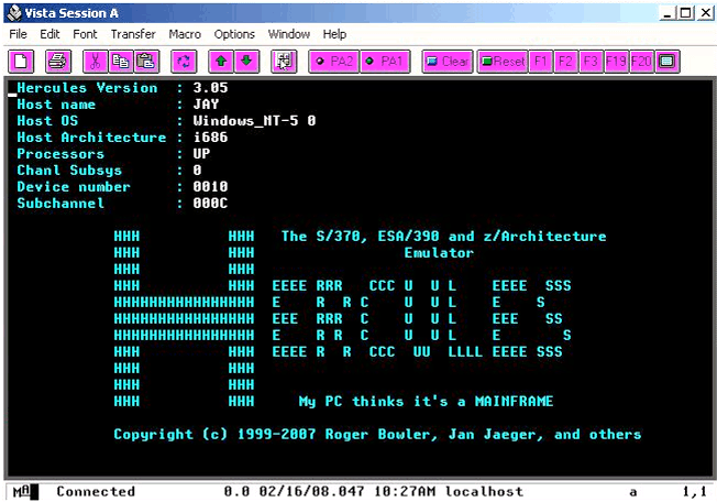 Console do Hercules