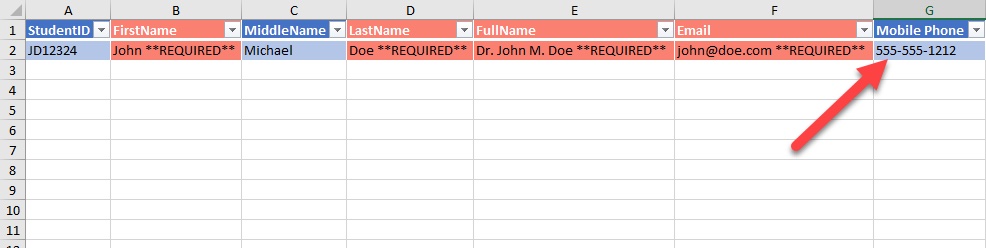 Excel Sheet