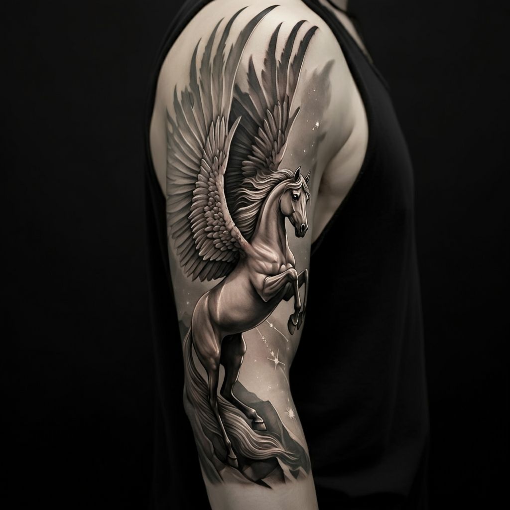 Mythological Horse Tattoos