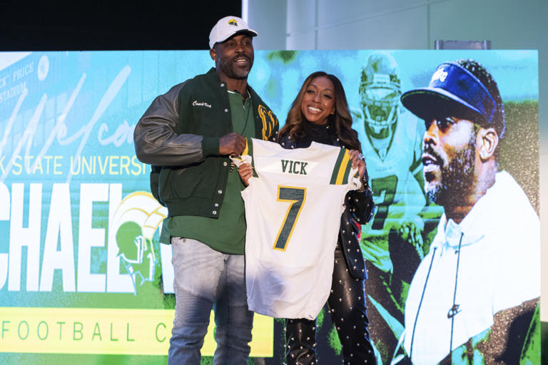 Michael Vick and DeSean Jackson are former Philadelphia Eagles stars following Deion Sanders as head coach at HBCUs -- Norfolk State and Delaware State University. 