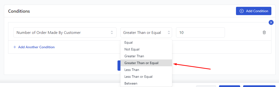 greater than or equal