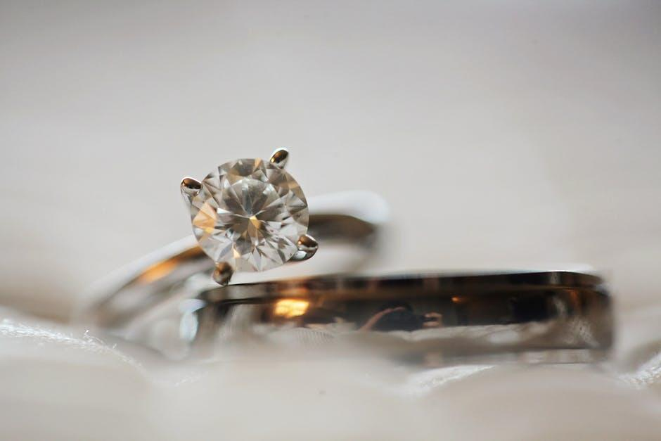 round-cut diamond ring