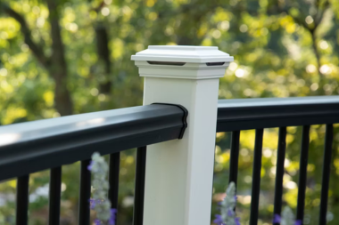 michigan deck design trends to expect in 2025 trex composite railing with post cap light custom built okemos