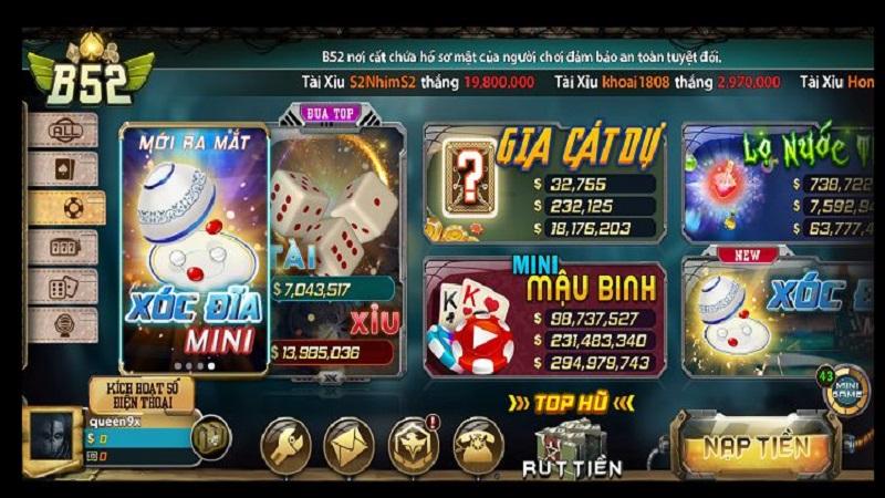 Giới thiệu game bài tài xỉu tại b52