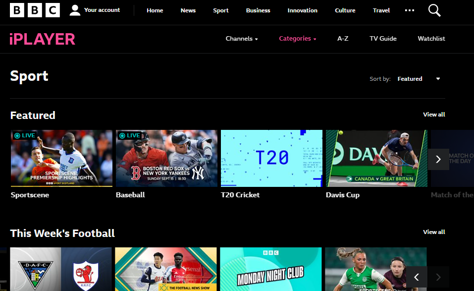 Live sports streaming sites on sale