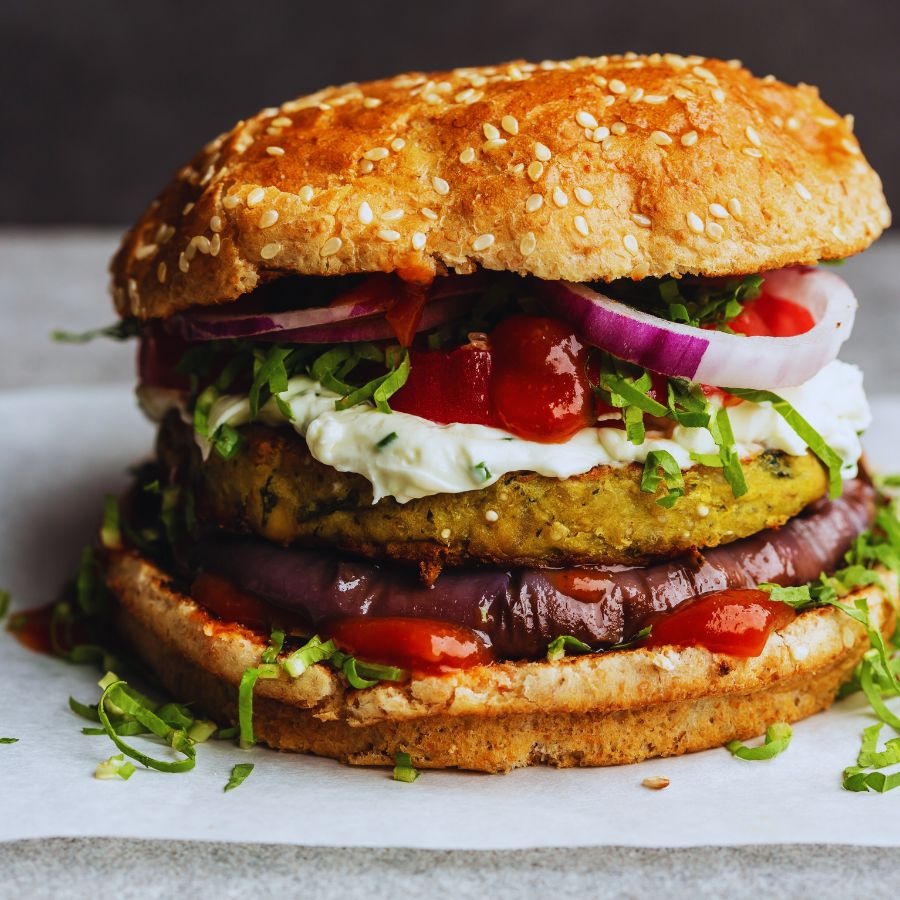 veggie burger