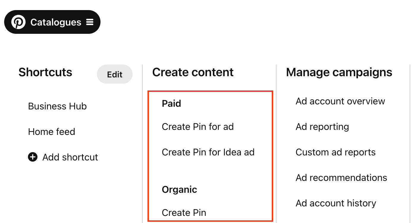 create pin for Pinterest ads for woocommerce