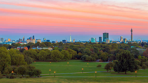 Primrose Hill at sunset