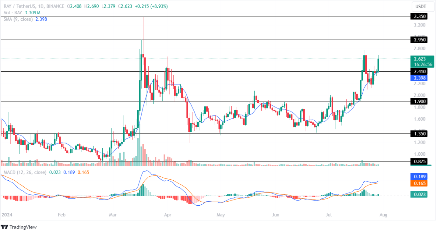 レイジウム価格分析