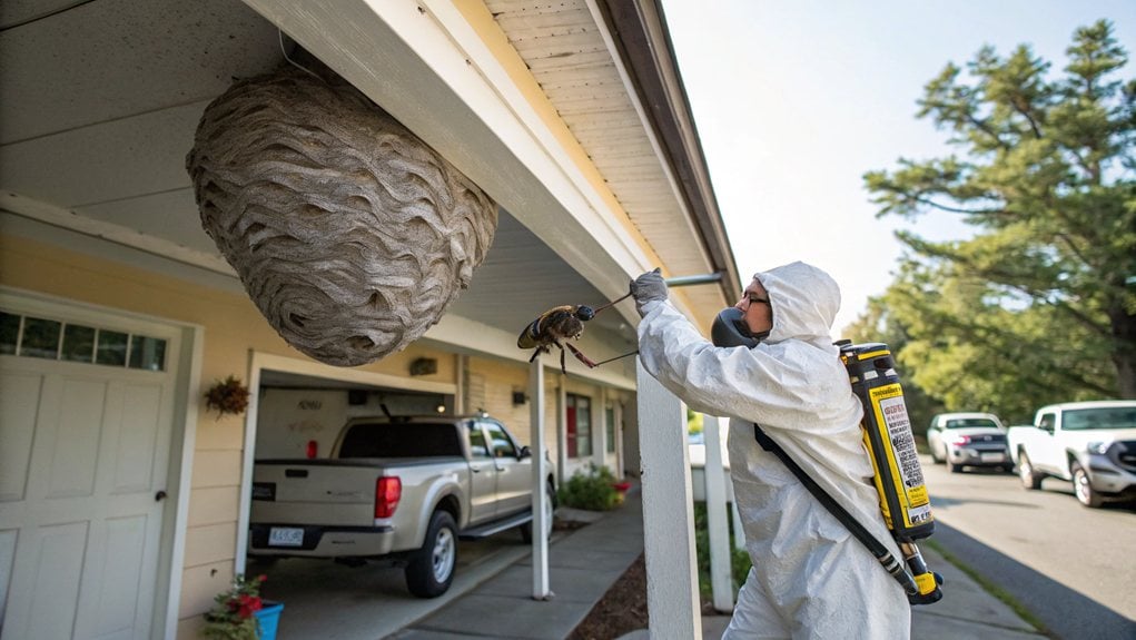 wasp nest removal cost factors