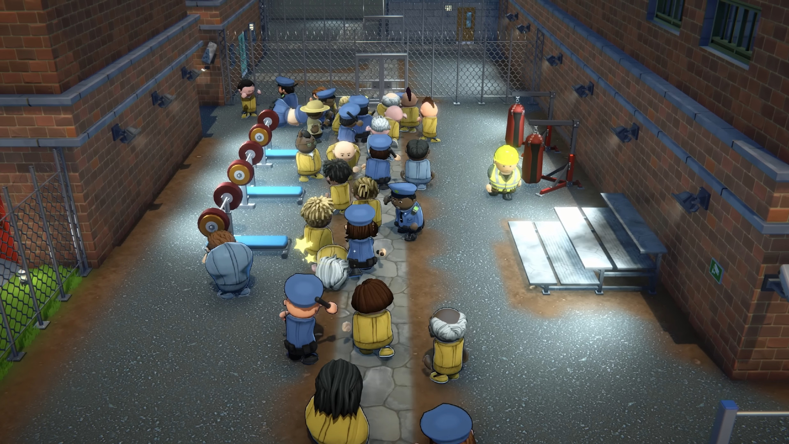 Prison Architect 2 open area for inmates