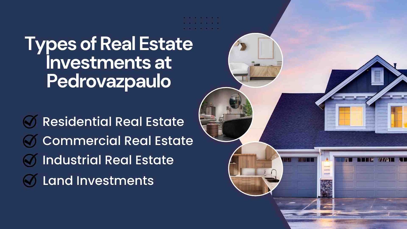 Types of Real Estate Investments at Pedrovazpaulo
