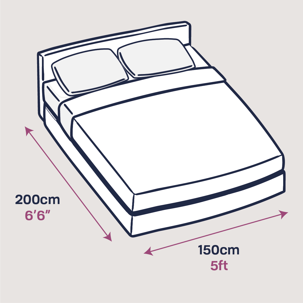 King size bed