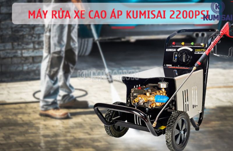 Máy rửa xe cao áp Kumisai 2200PSI