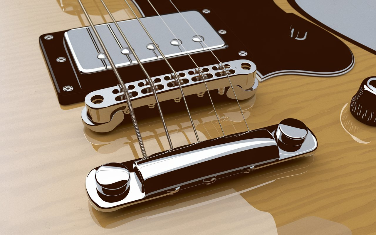 Reverse Guitar Bridge Vector File