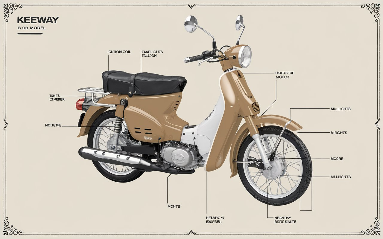 2008 Model B 08 Keeway-Fact Moped Wire Diagram