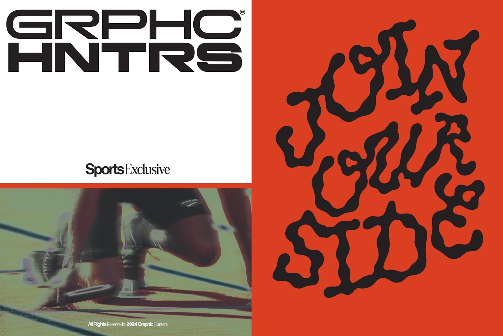 Image from the Graphic Hunters: Pushing the Boundaries of Sports Visual Identity article on Abduzeedo