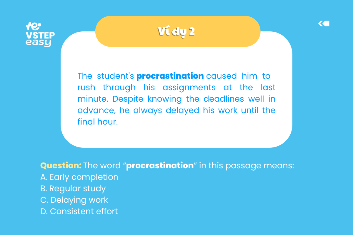 Ví dụ 2 dạng tìm manh mối từ phép chấm câu (Punctuation clues)
