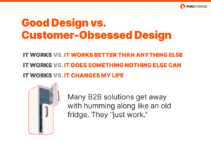 Customer-Obsessed Design vs Good Design